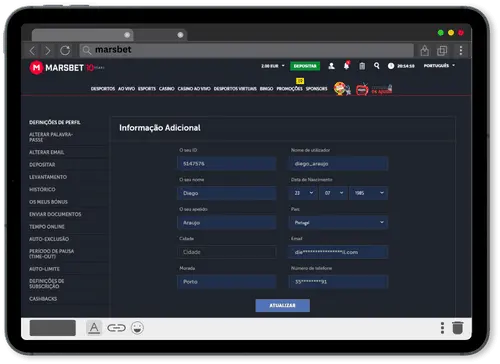 Live sports bet