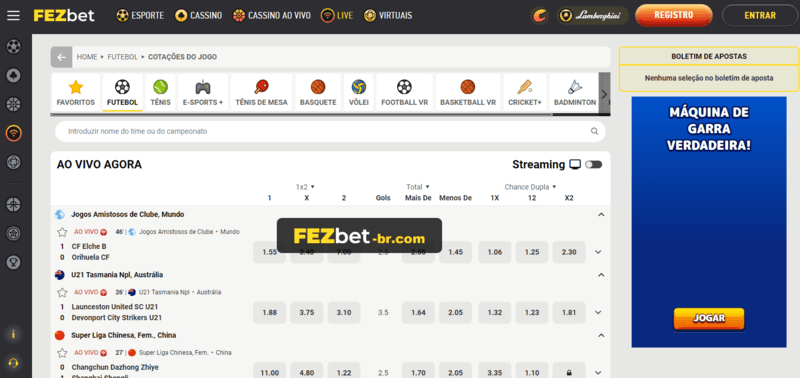 Real bets vip